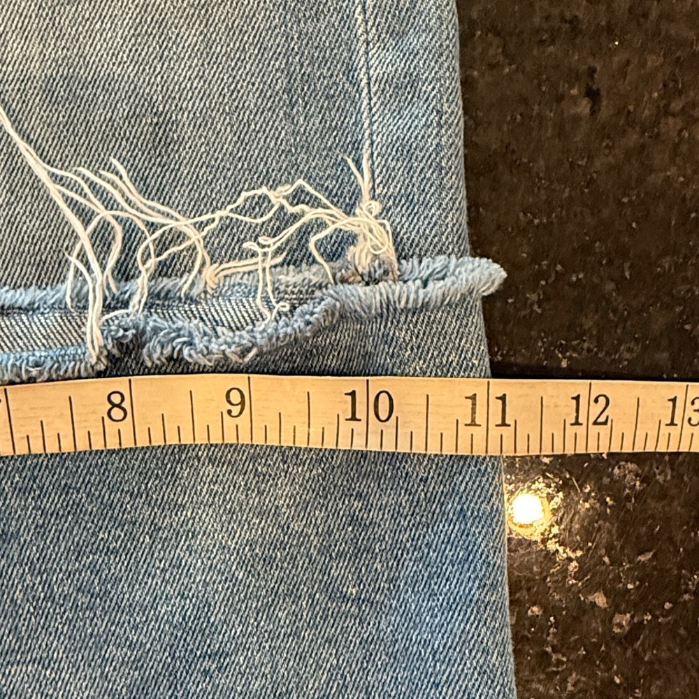 Joe’s Jeans High-Rise BTW Wide Leg Raw Hem Jeans Waist 28 - Picture 12 of 12